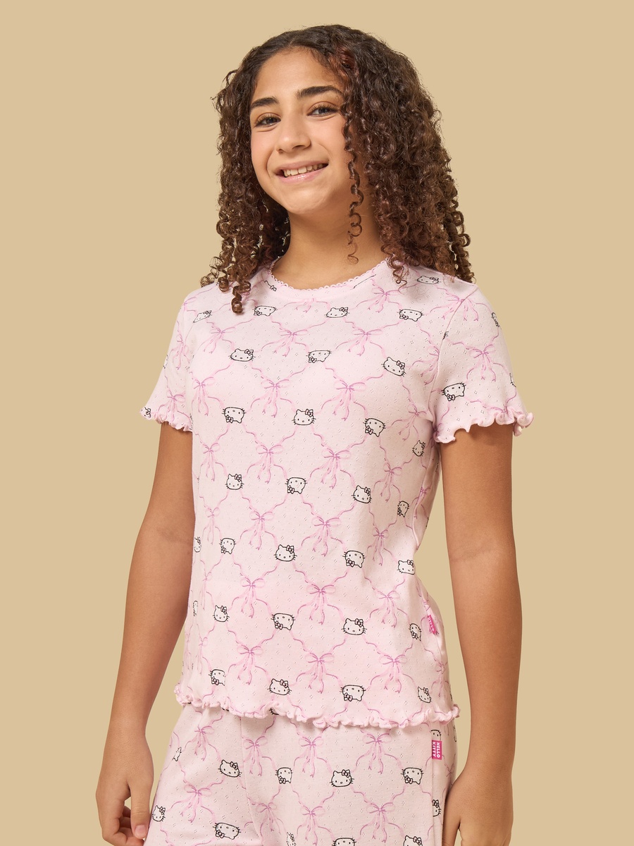 Hello Kitty Cotton Pyjama Set