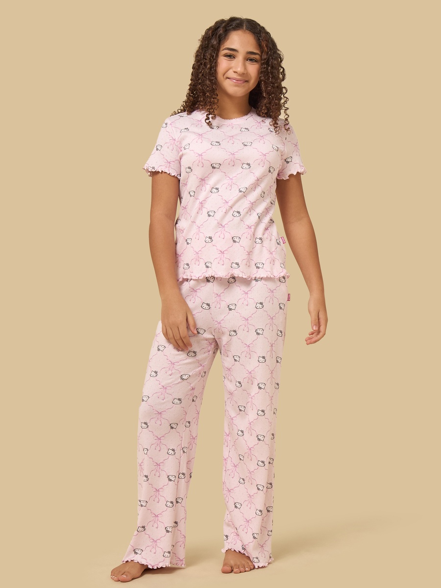 Hello Kitty Cotton Pyjama Set
