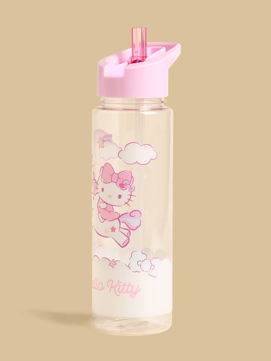 Hello Kitty Print Water Bottle