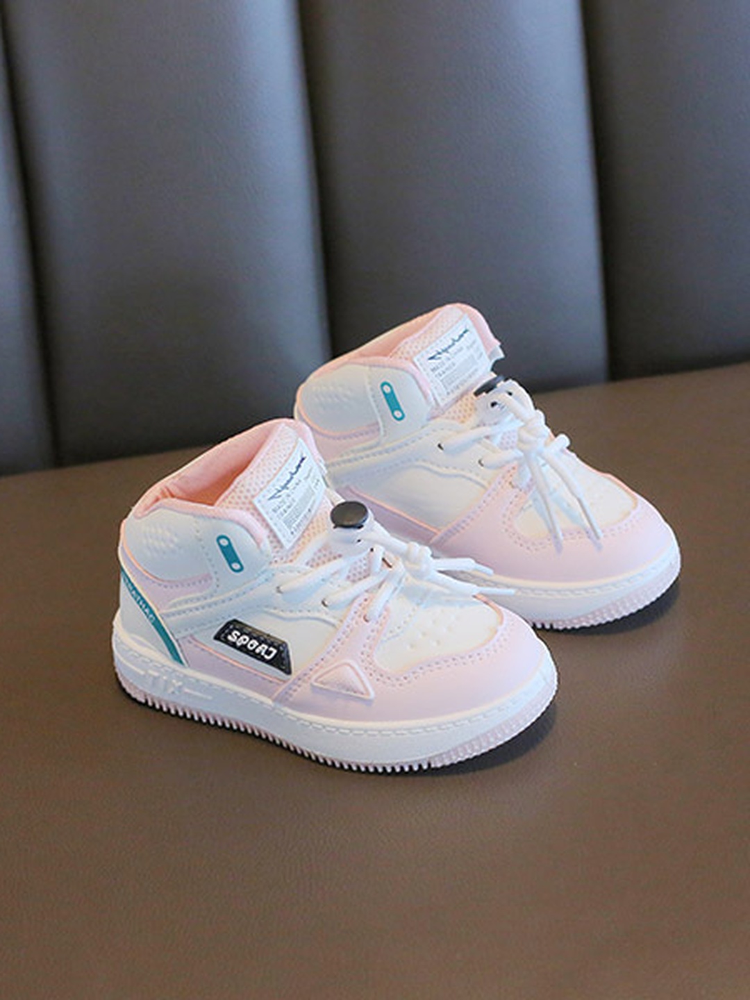 High-Top Lace-Up Sneakers