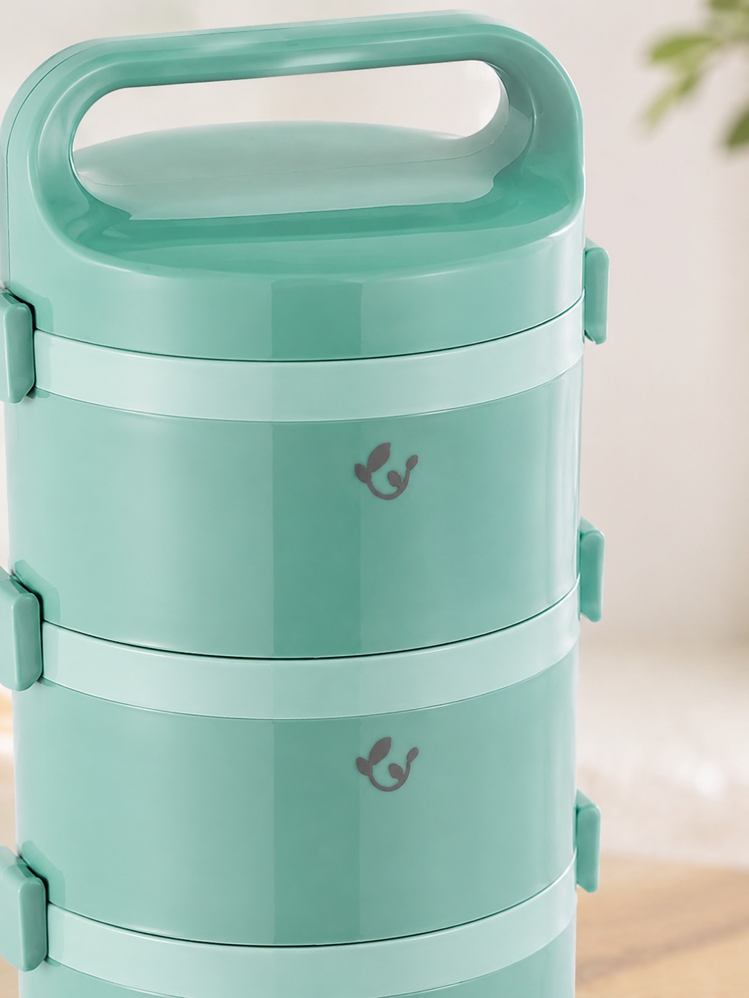Green 5-Tier Insulated Stainless Steel Lunch Box Set 3650ml
