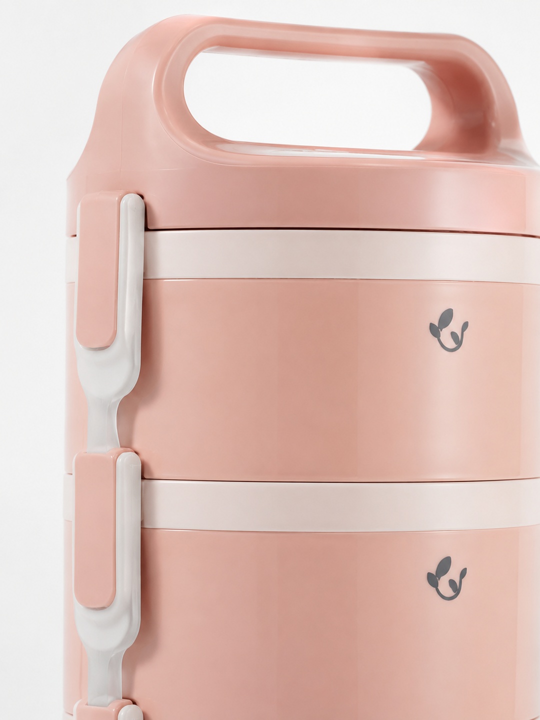 Pink 5-Tier Insulated Stainless Steel Lunch Box, 3650 mL