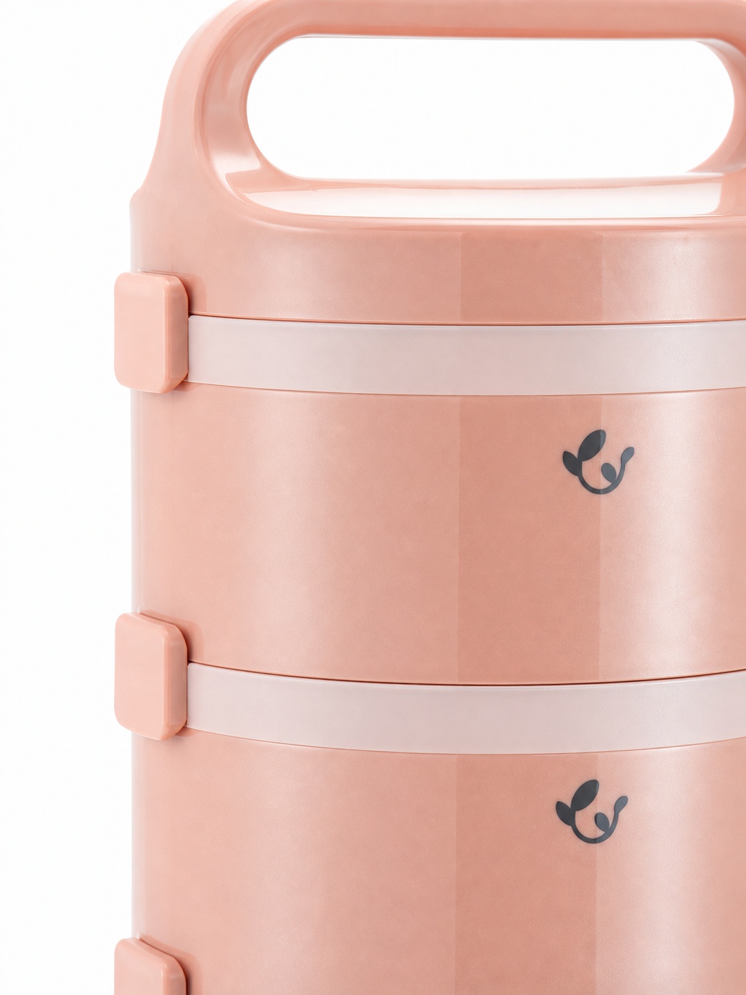 Pink 5-Tier 3650ml Stainless Steel Insulated Lunch Box Set