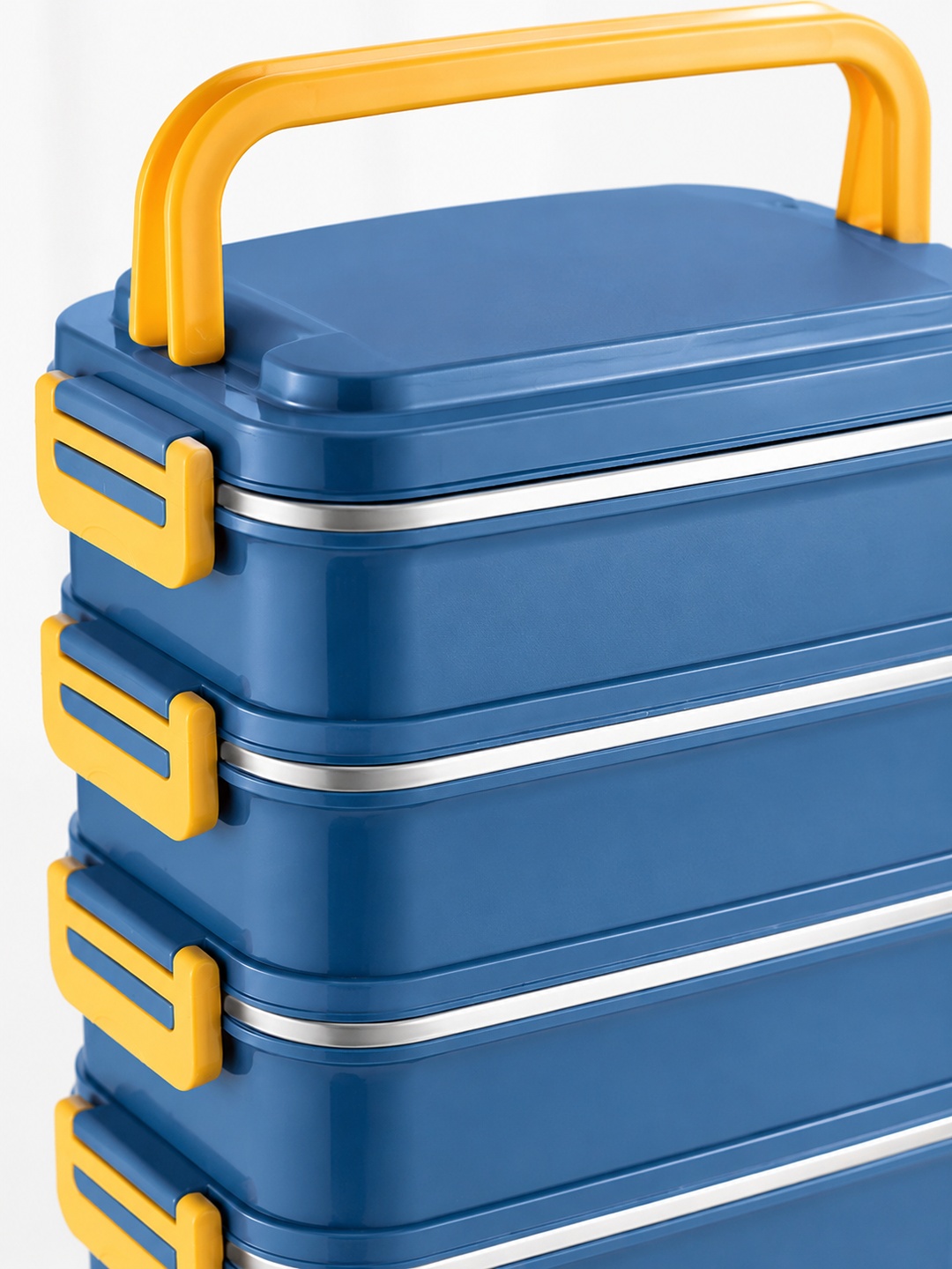 Blue 5-Tier Stainless Steel Insulated Lunch Box Set 4500ml