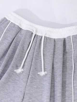 Grey Side Stripe Regular Pants