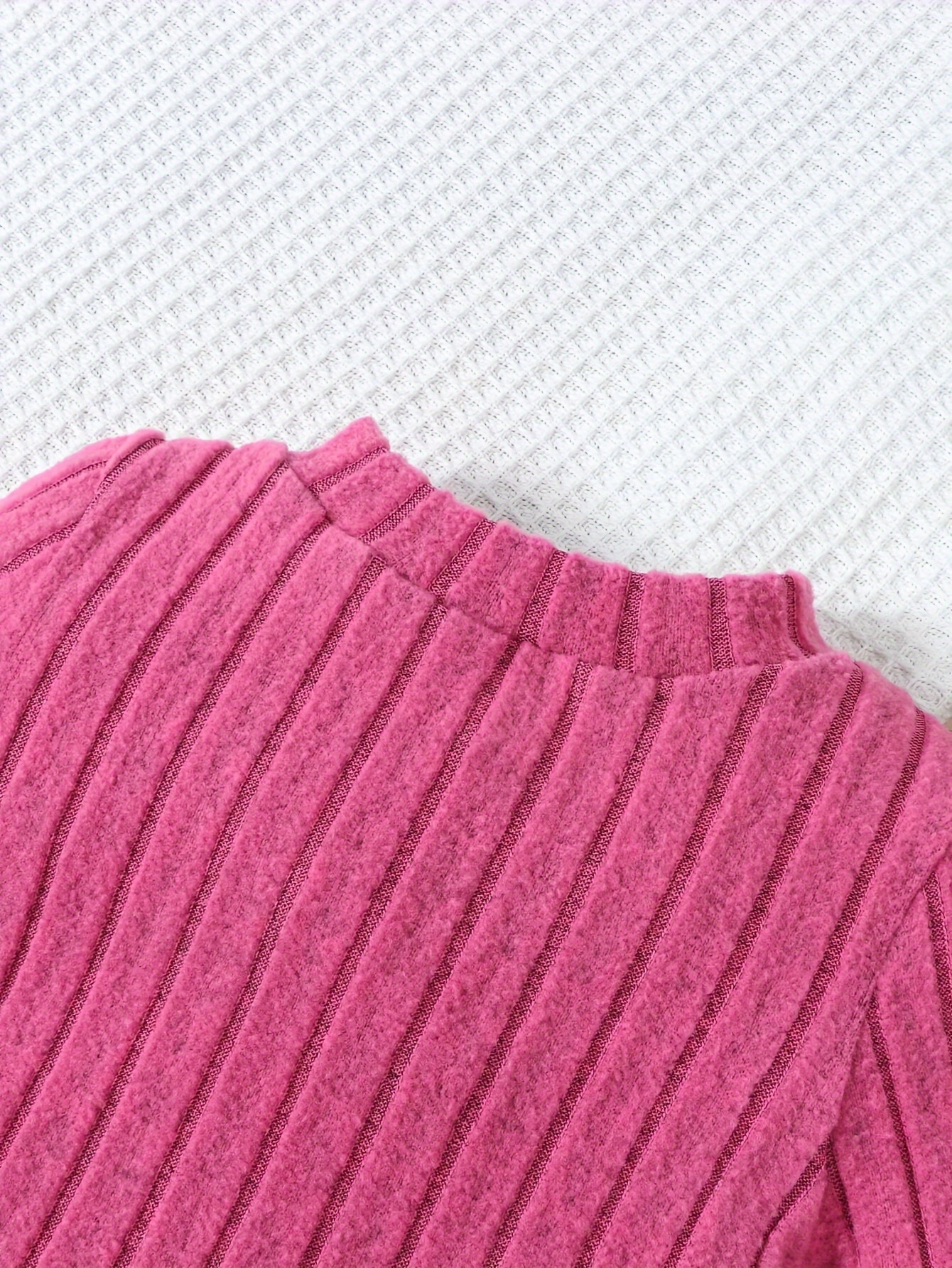 Pink Texture Two-Piece Set