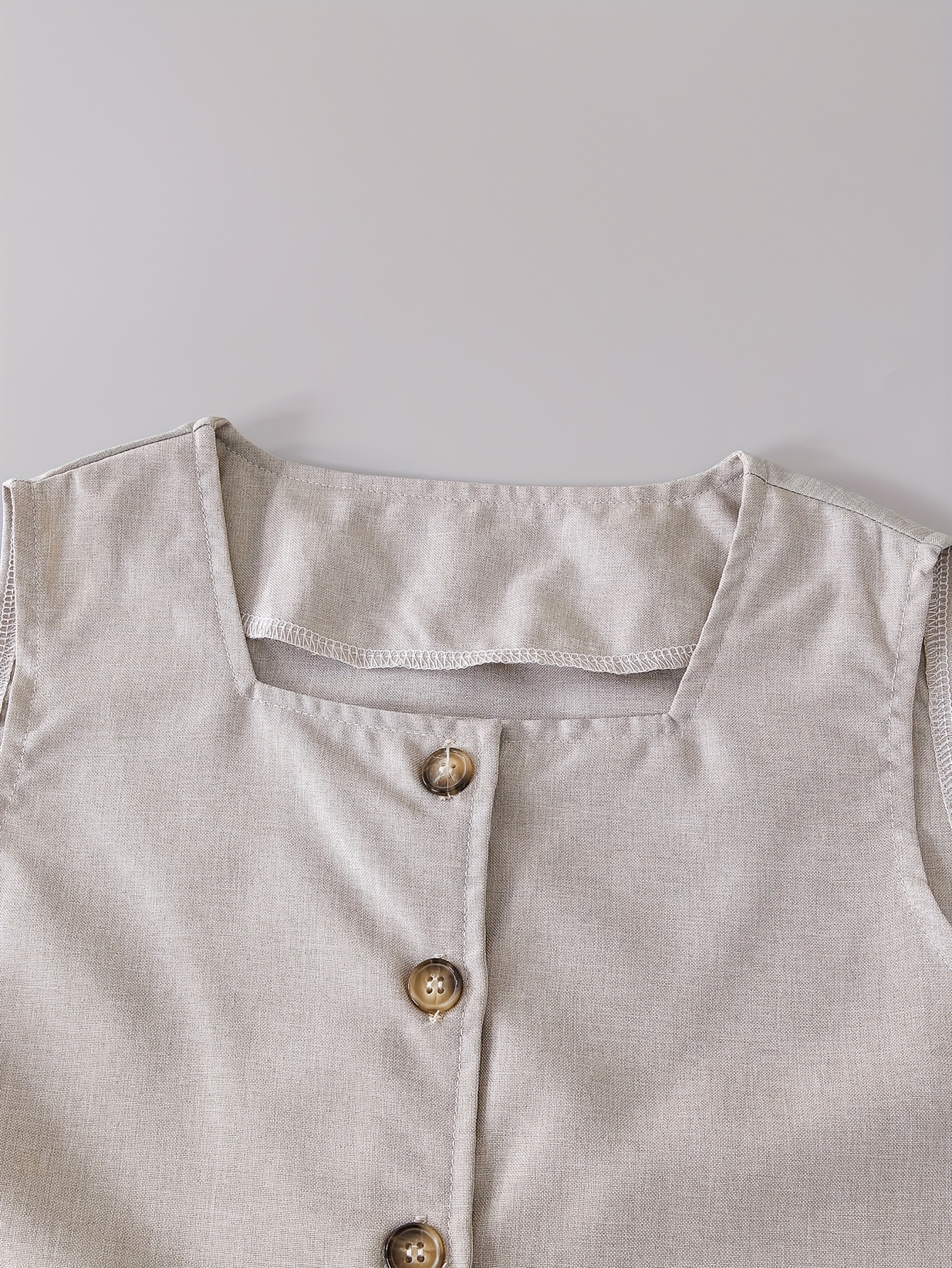 Beige Texture Pant Set