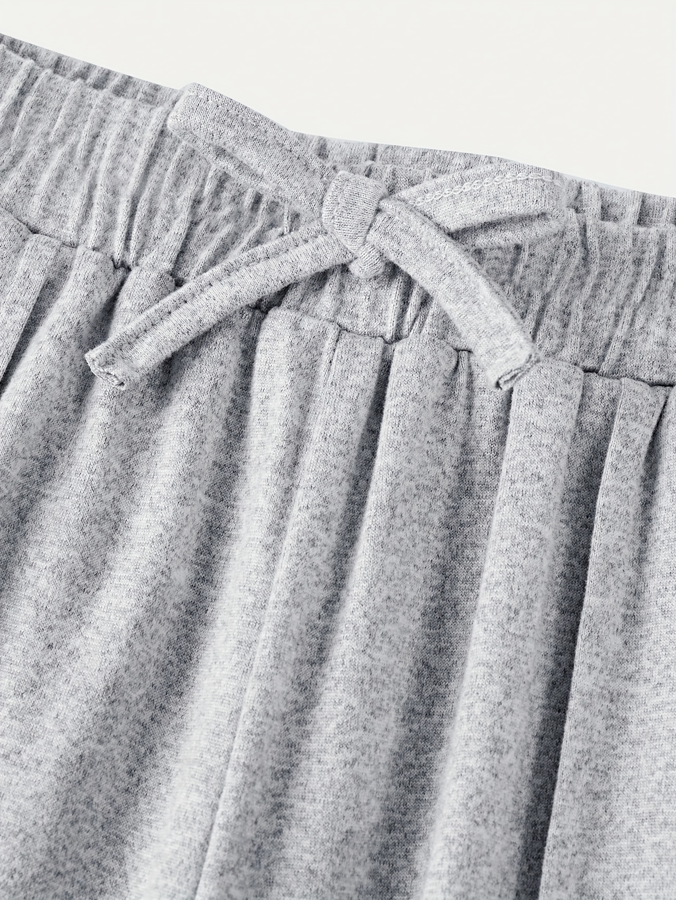 Grey Solid Top and Bottom Set