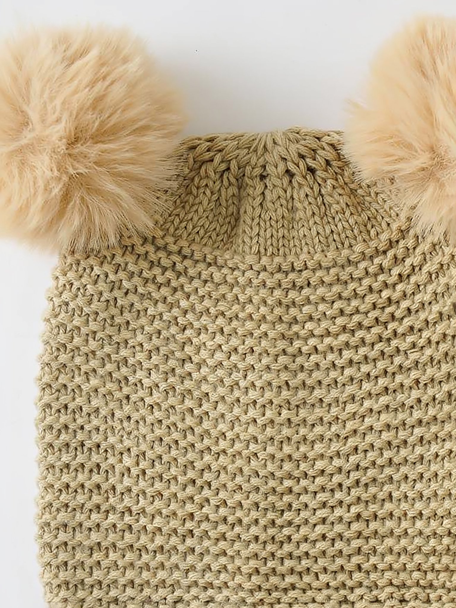 Khaki Solid Beanie