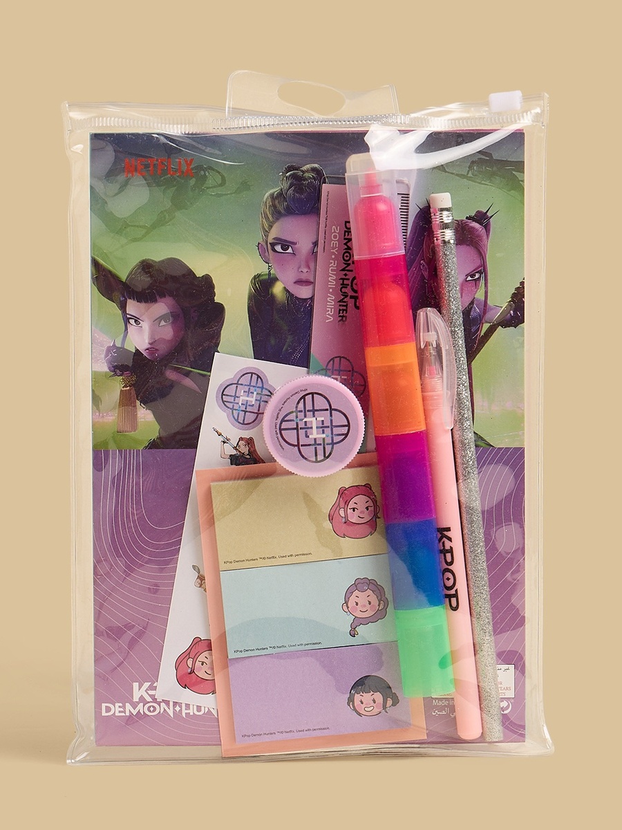 KPop Demon Hunters Print Stationery Set