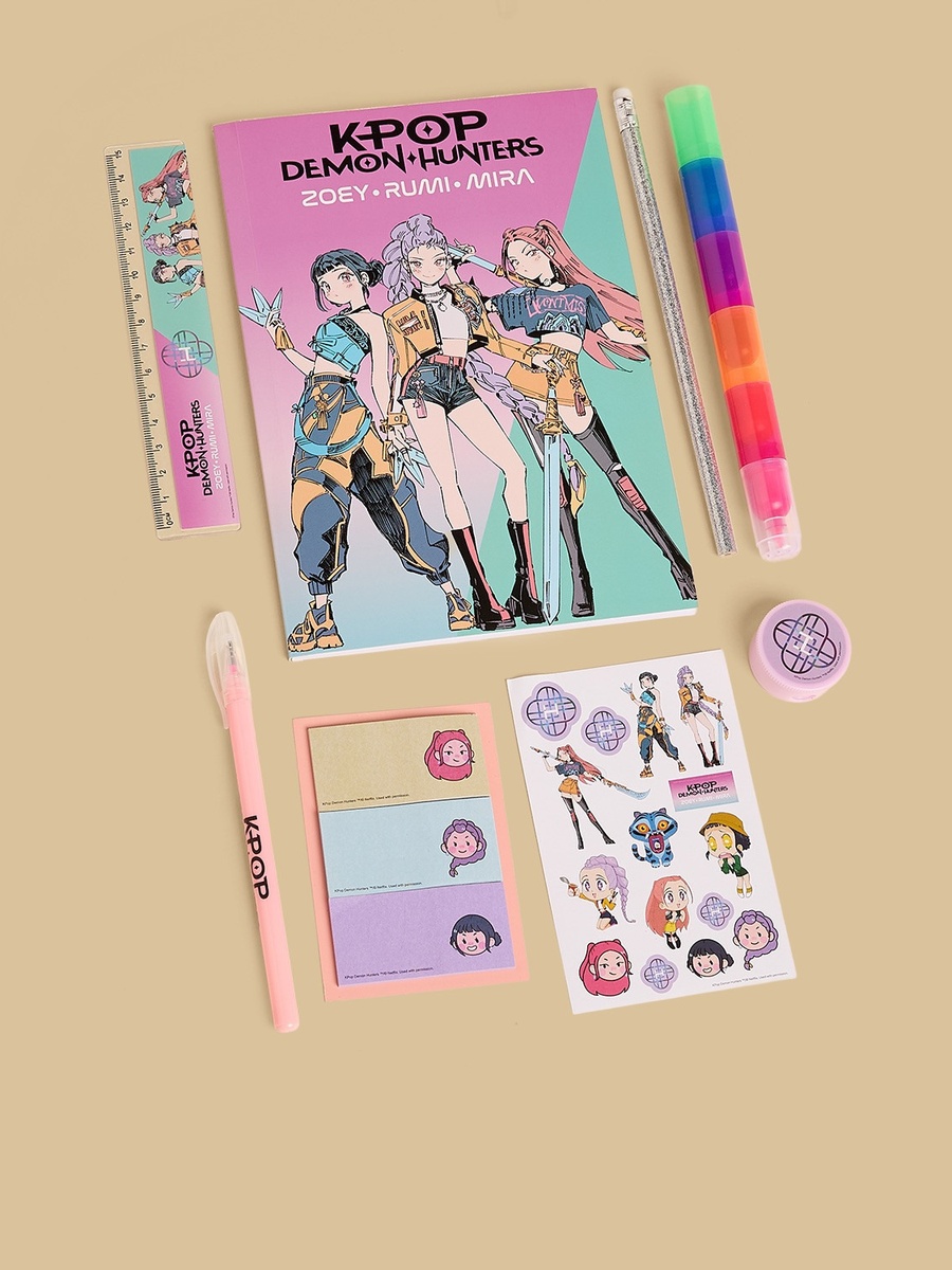 KPop Demon Hunters Print Stationery Set