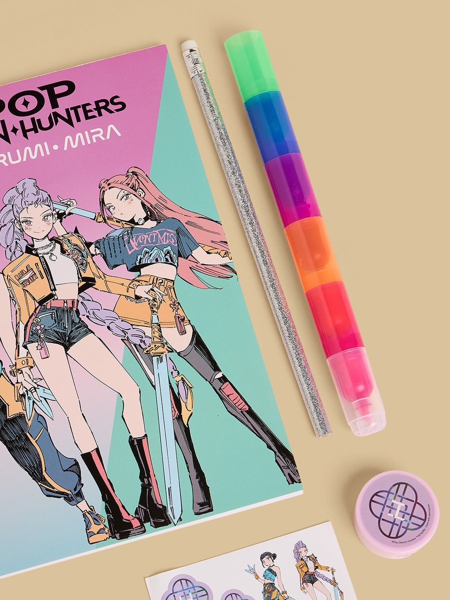 KPop Demon Hunters Print Stationery Set