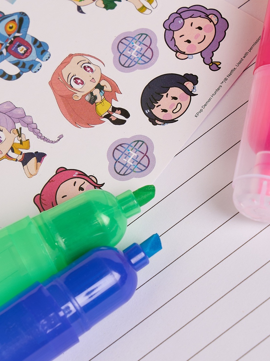 KPop Demon Hunters Print Stationery Set