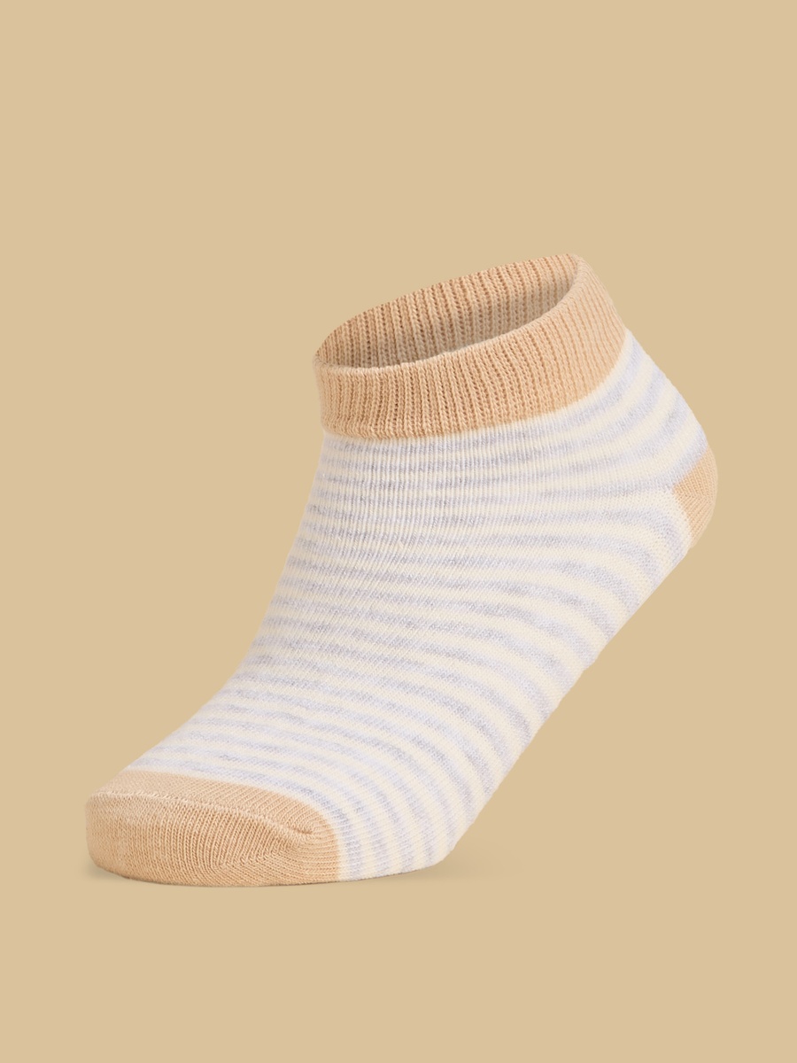 Pack of 7 - Assorted Anti-Skid Ankle Length Socks