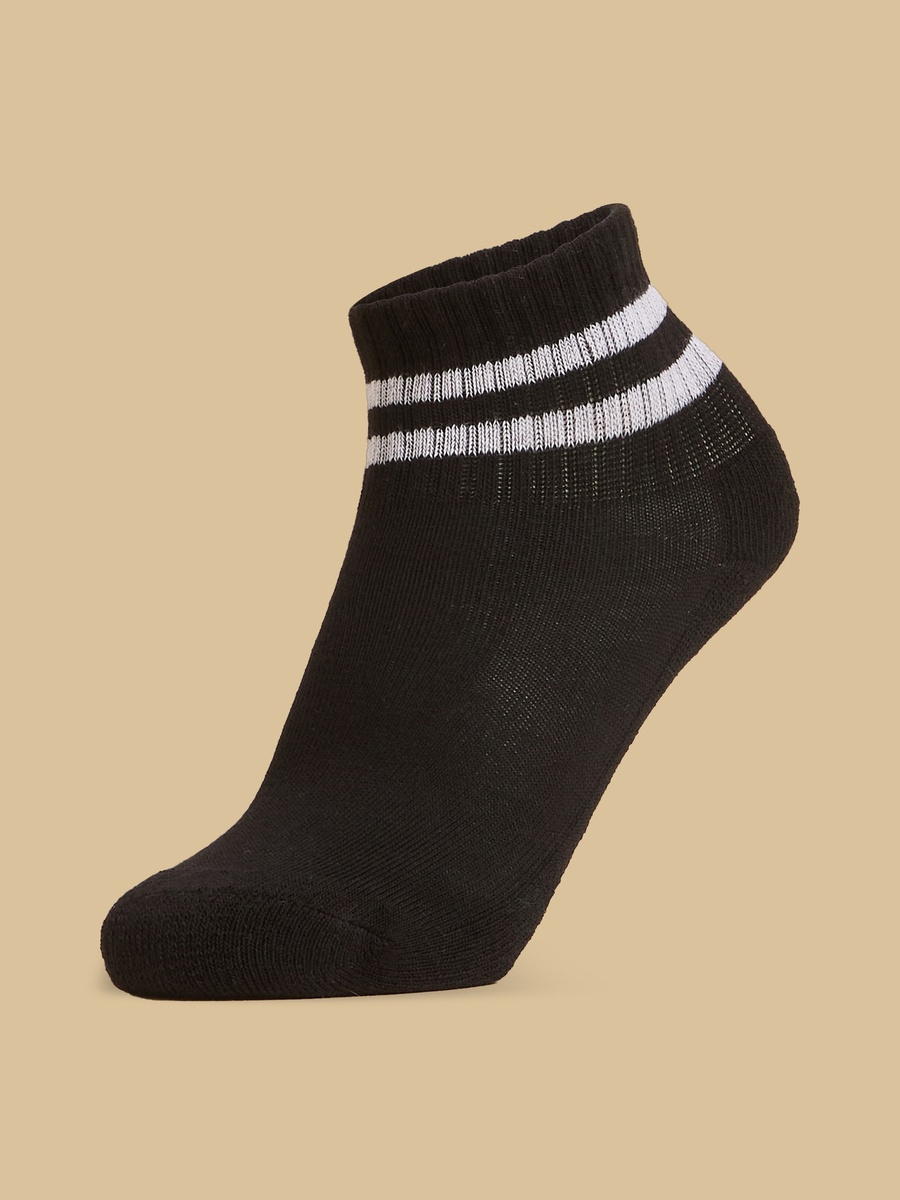 Pack of 3 - Textured Ankle Length Sports Socks