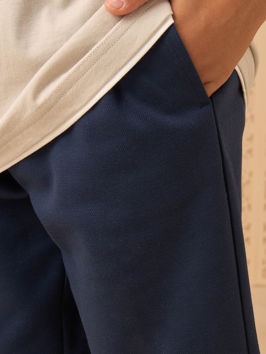 Textured Pull-On Shorts