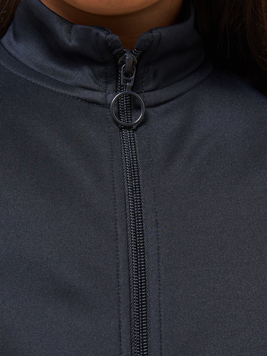 Tape Detail Jacket and Wide Leg Track Pants