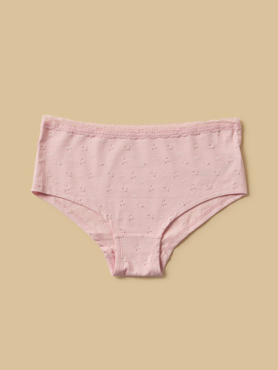 Pack of 5 - Lace Trim Hipster Briefs