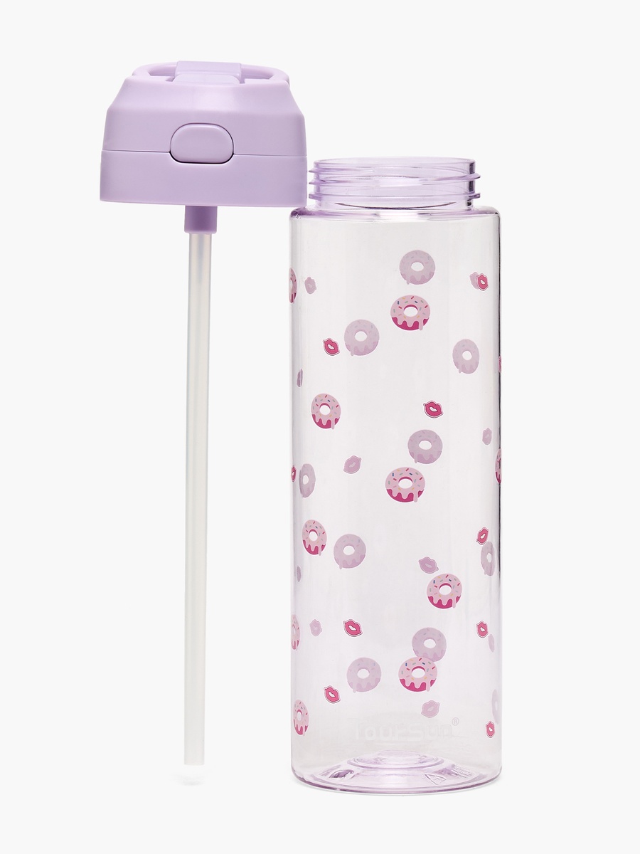 Printed Water Bottle with Spout and Spray - 750 ml