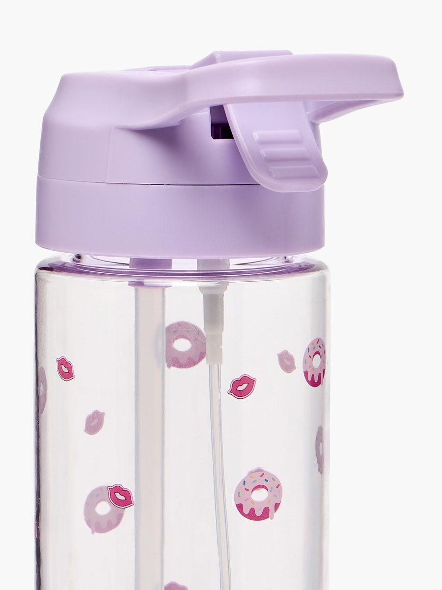 Printed Water Bottle with Spout and Spray - 750 ml