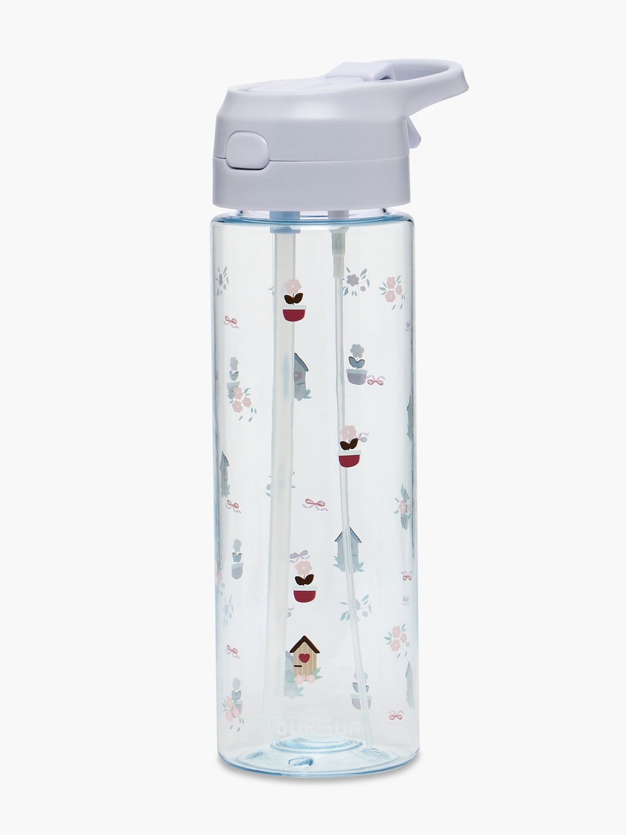 Printed Water Bottle with Spout and Spray - 750 ml