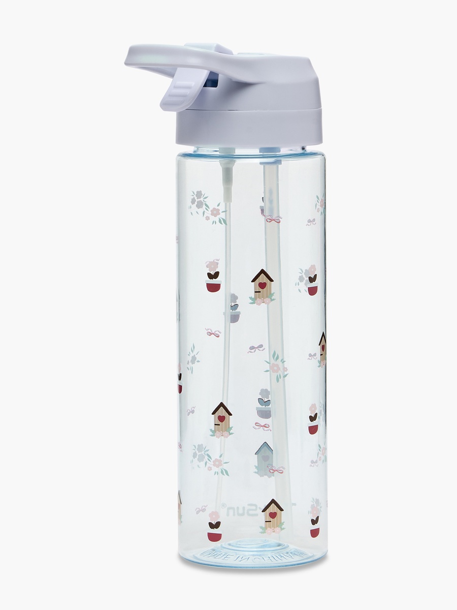 Printed Water Bottle with Spout and Spray - 750 ml
