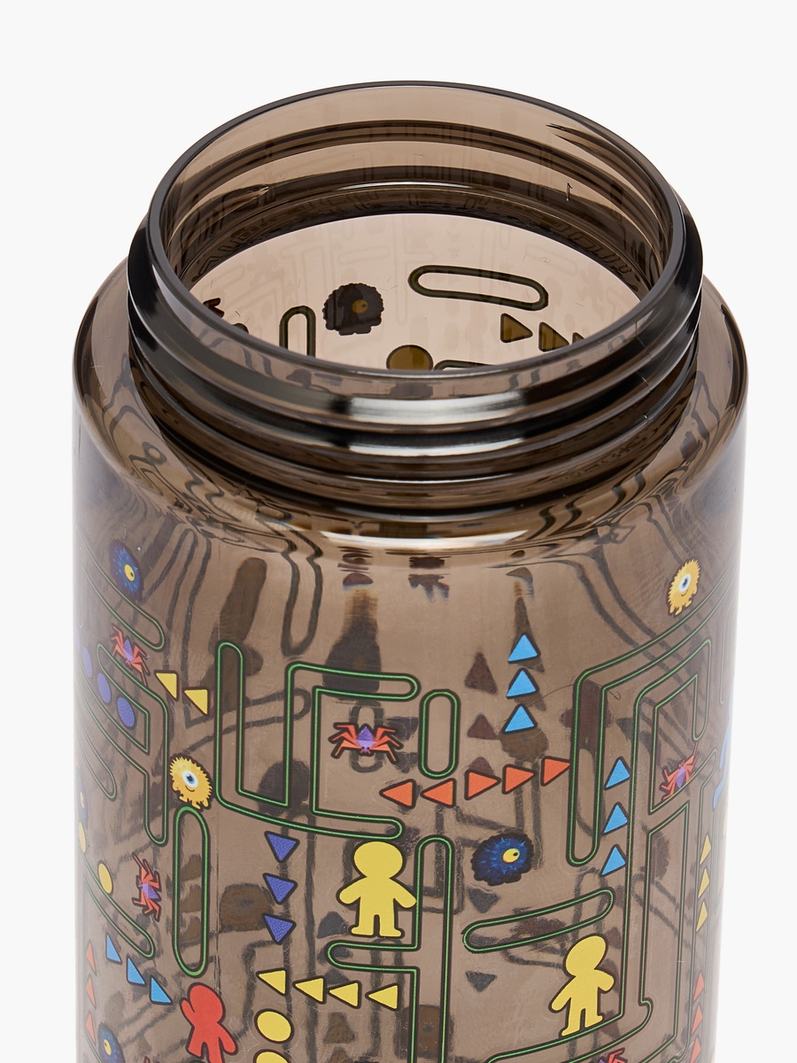 Gaming Print Water Bottle with Spout and Spray - 500 ml