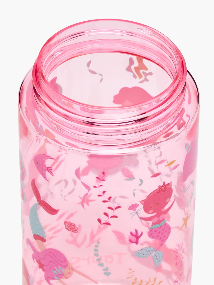Unicorn Print Water Bottle with Spout and Spray - 500 ml