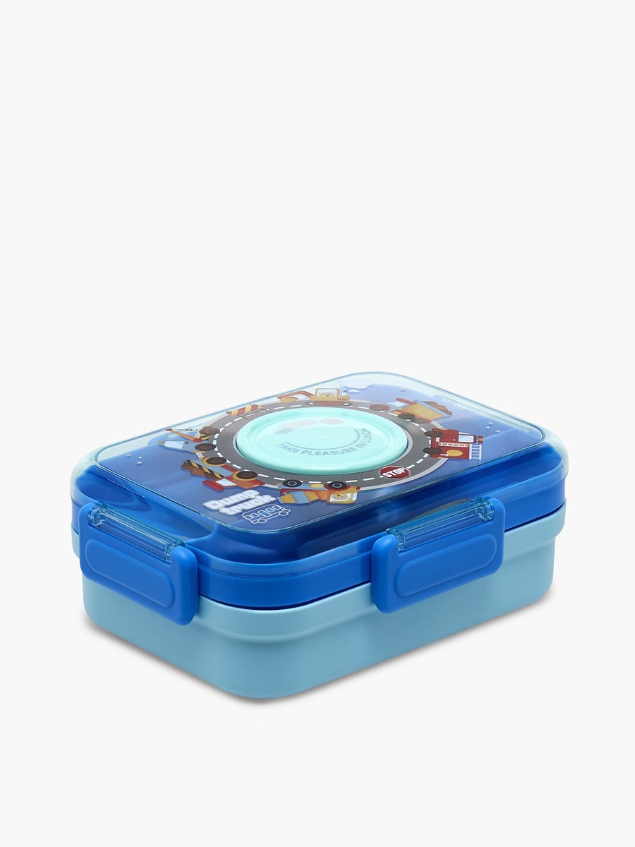 Vehicle Print Lunch Box with 4 Compartments