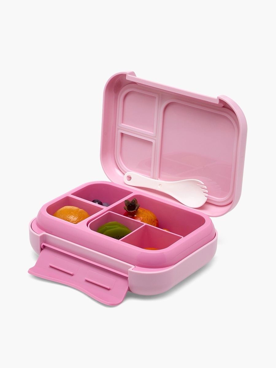 Butterfly Print Lunch Box with Compartments - 1.2 L