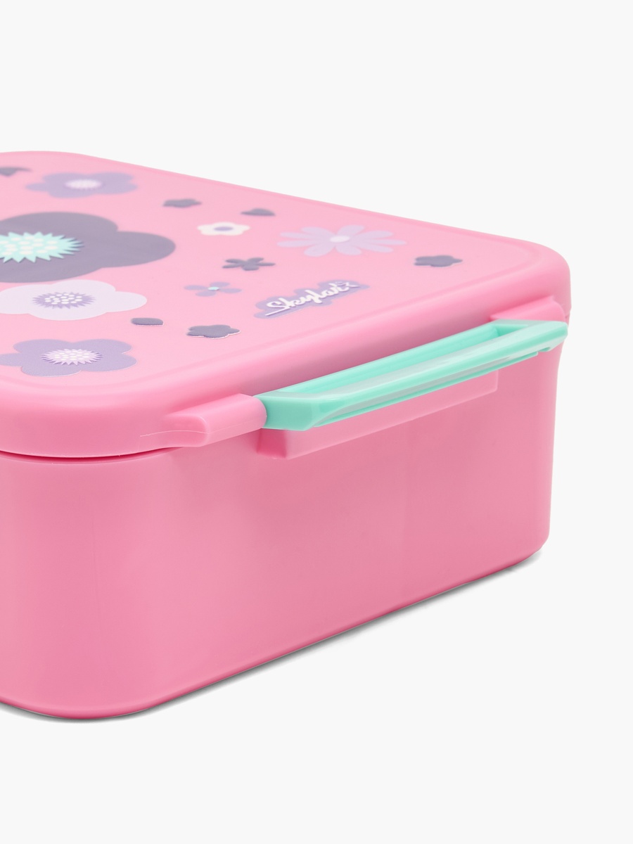 Floral Print Bento Lunch Box with Cutlery