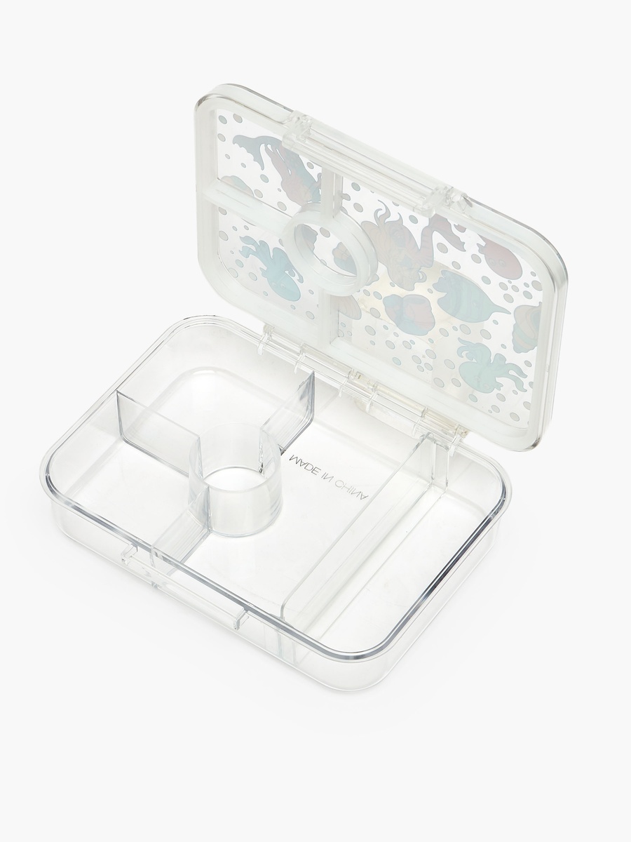Mermaid Print Lunch Box with 5 Compartments - 850 ml