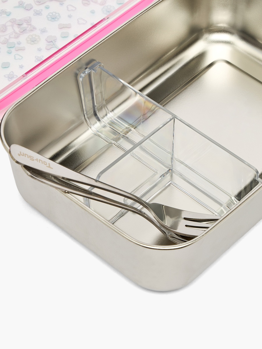Cat Print Bento Lunch Box with 3 Compartments