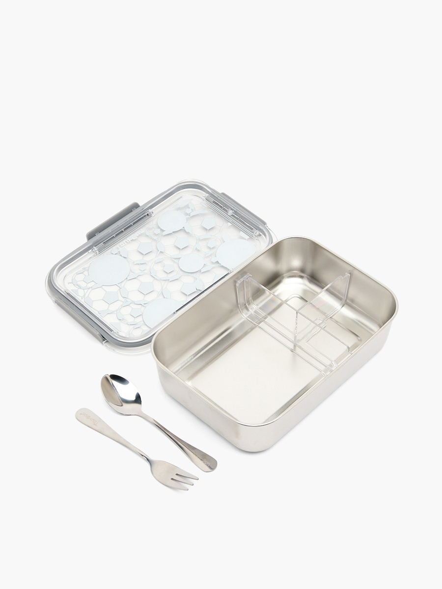 Football Print Bento Lunch Box with Compartments - 1.2 L