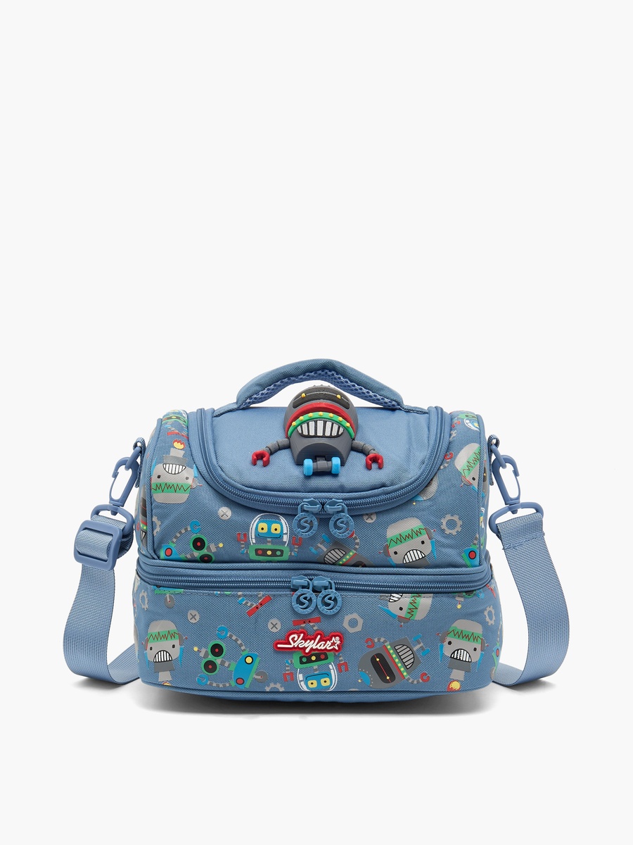 Robot Print Lunch Bag with Insulation Design