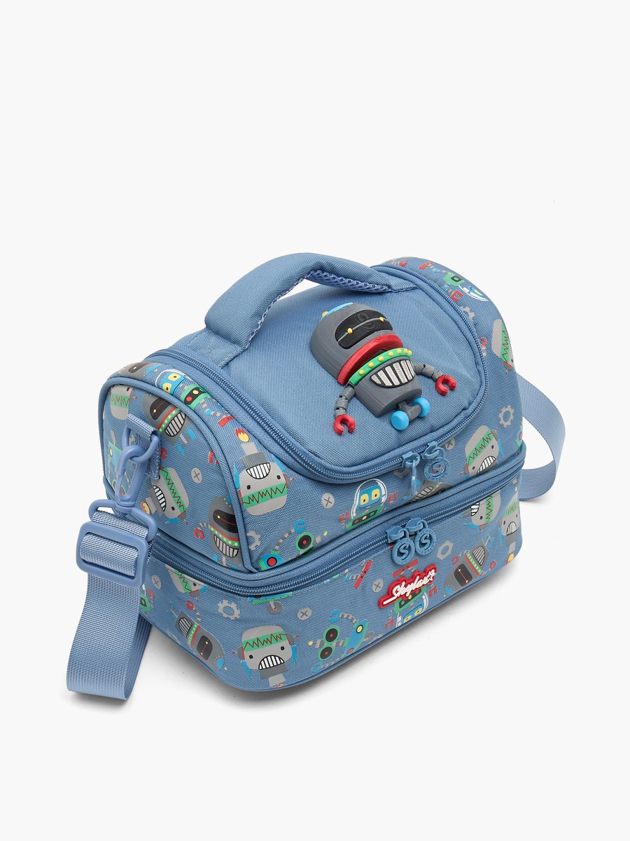 Robot Print Lunch Bag with Insulation Design