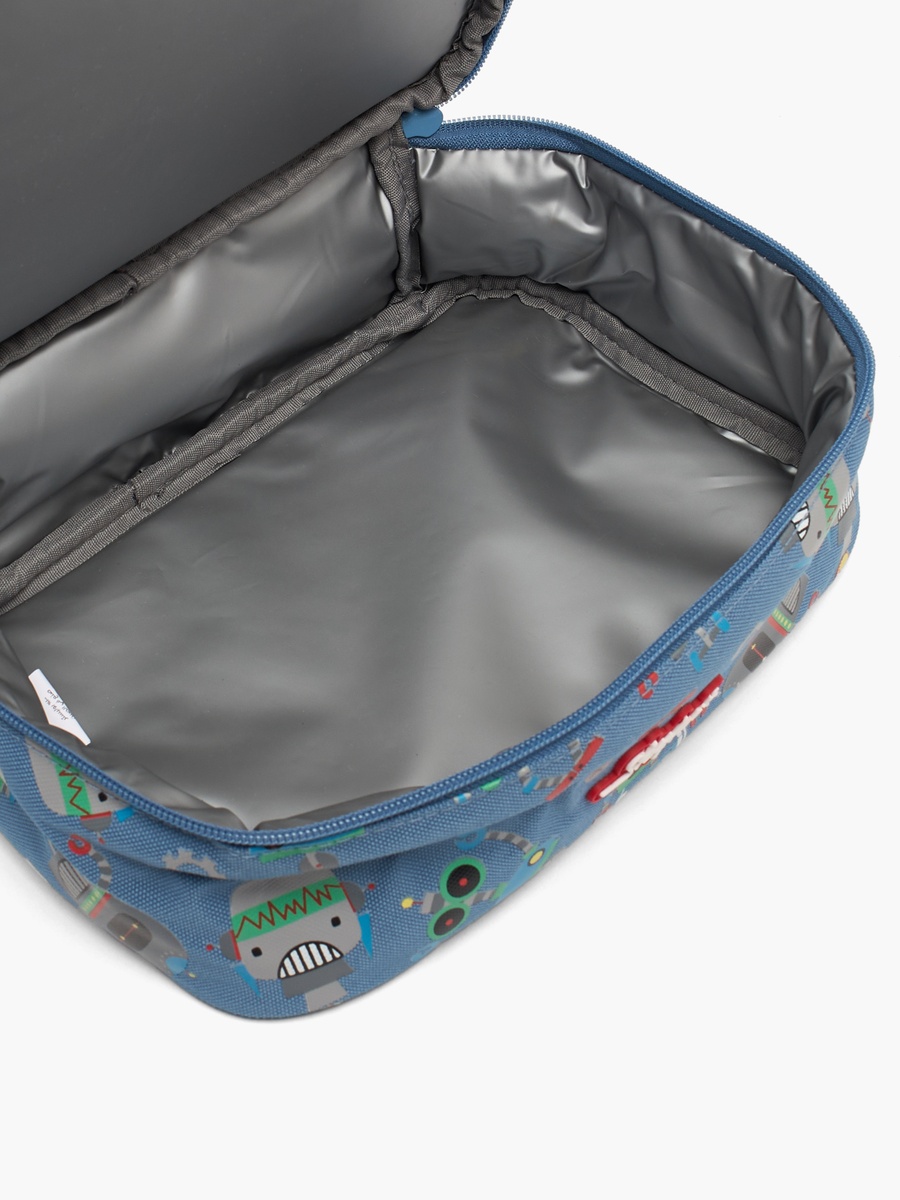 Robot Print Lunch Bag with Insulation Design