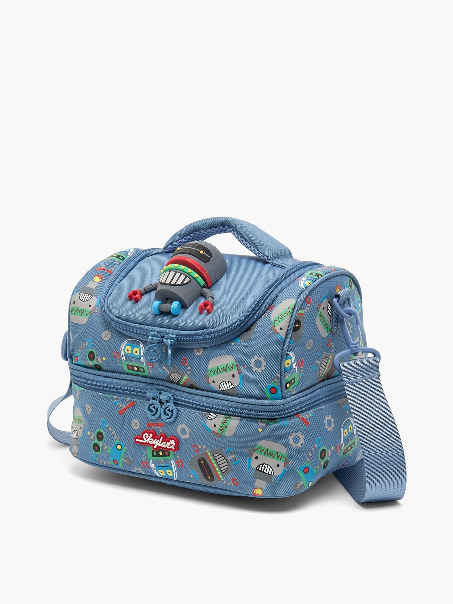 Robot Print Lunch Bag with Insulation Design