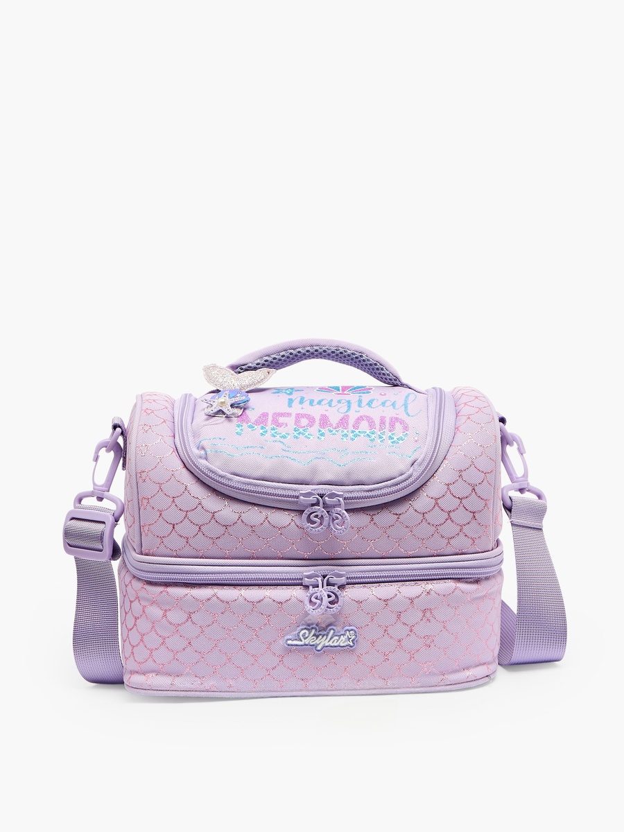 Mermaid Print Lunch Bag with Detachable Strap - 6 L