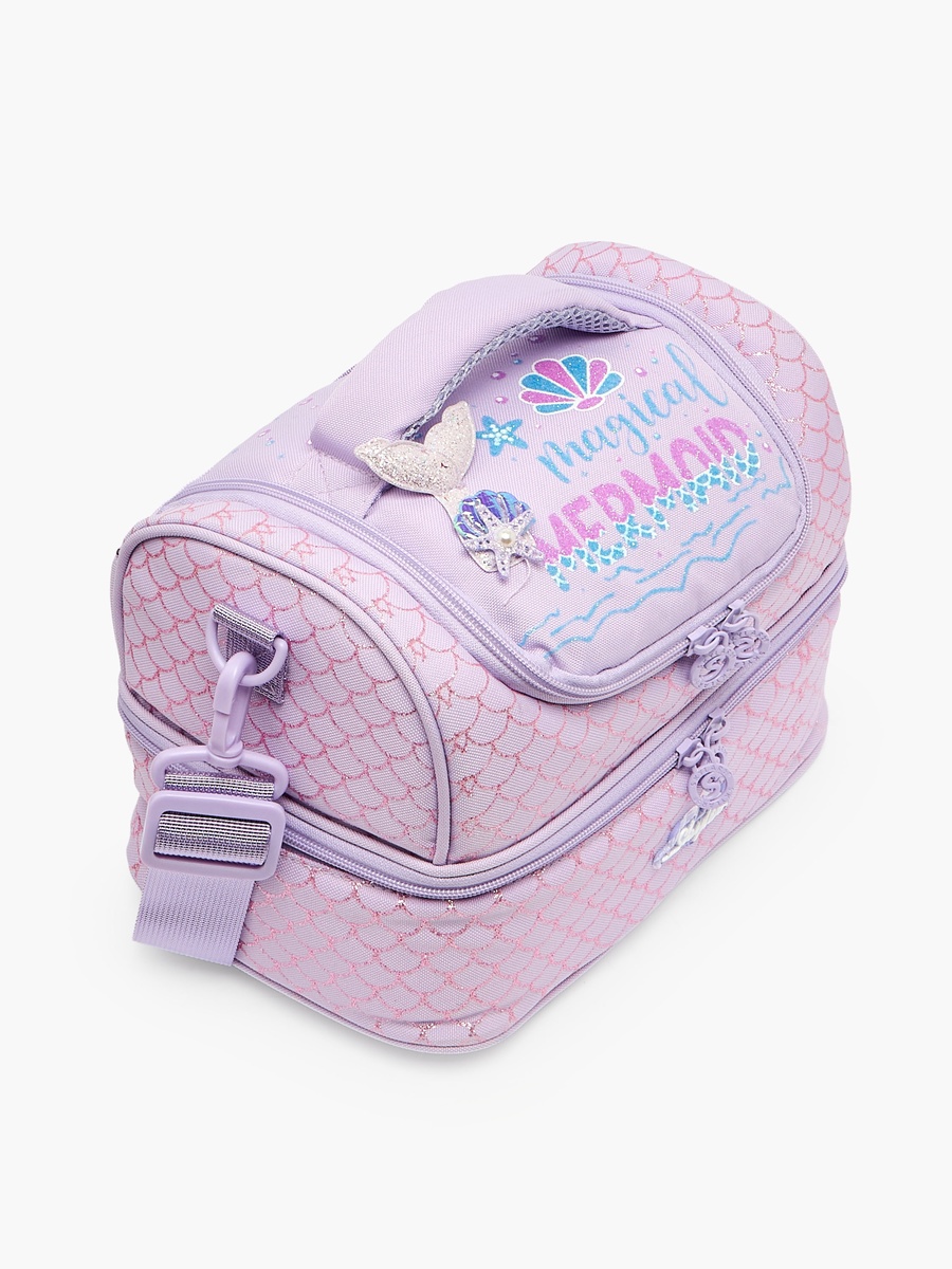 Mermaid Print Lunch Bag with Detachable Strap - 6 L