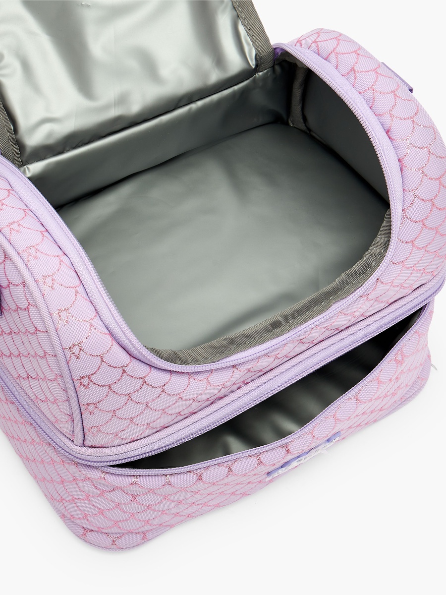 Mermaid Print Lunch Bag with Detachable Strap - 6 L