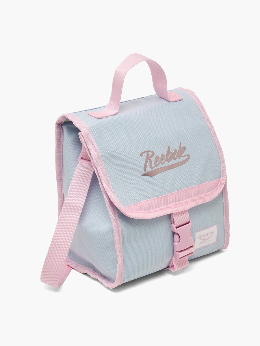 Logo Print Lunch Bag with Buckle Closure