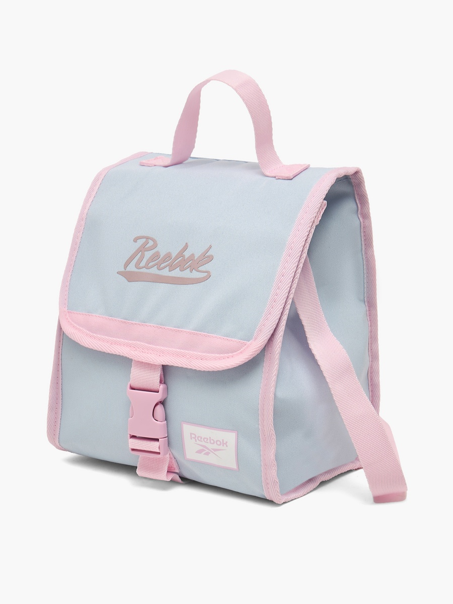 Logo Print Lunch Bag with Buckle Closure
