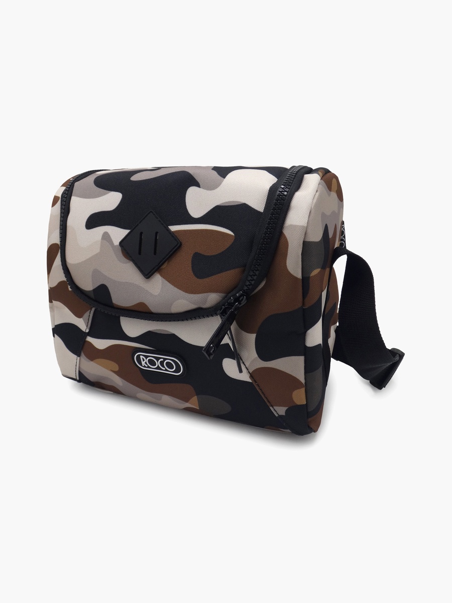 Camouflage Lunch Bag with Insulated Compartment