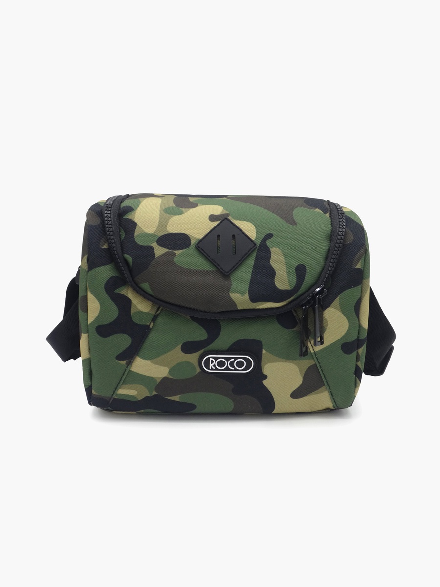 Camouflage Lunch Bag with Insulated Compartment