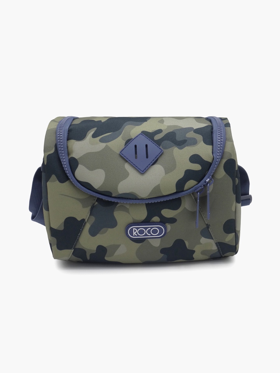Camouflage Lunch Bag with Insulated Compartment