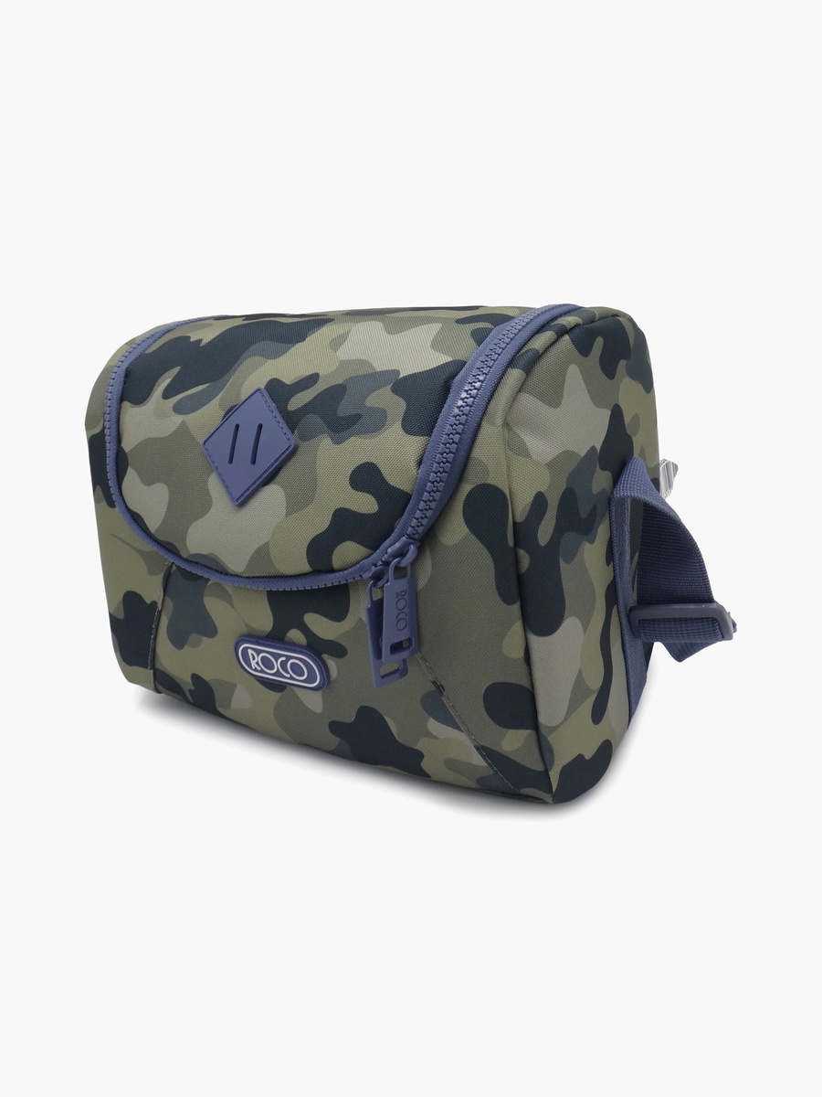 Camouflage Lunch Bag with Insulated Compartment