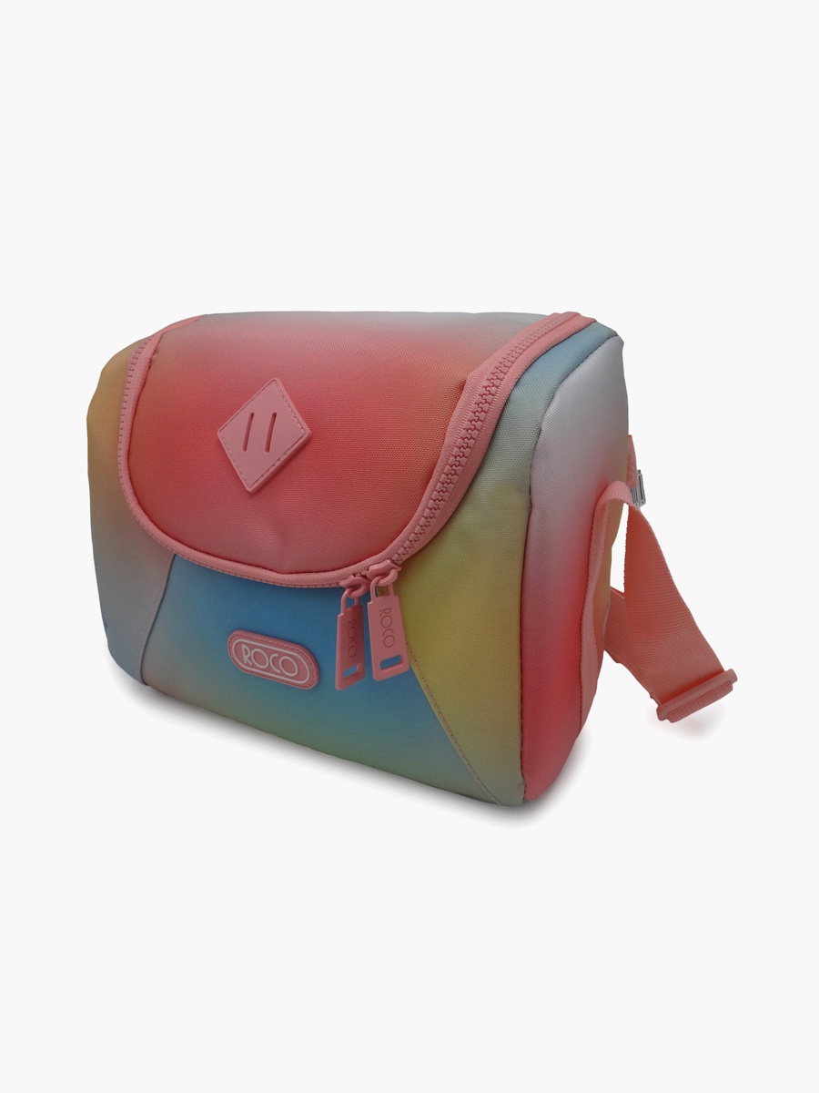 Gradient Lunch Bag with Insulated Compartment