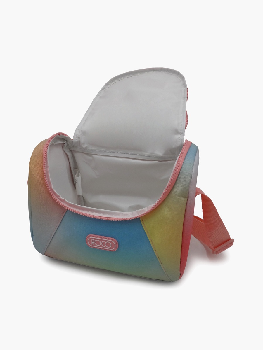 Gradient Lunch Bag with Insulated Compartment