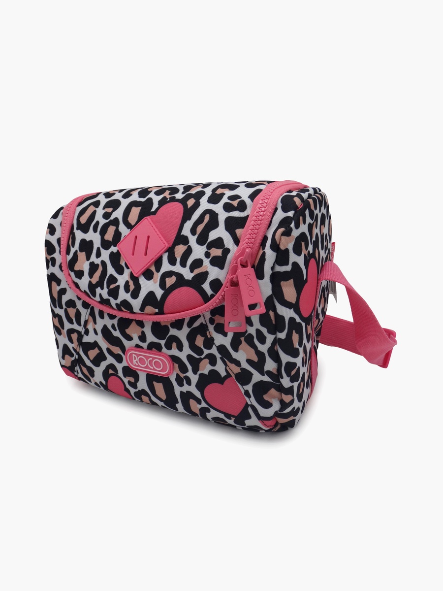 Animal Print Lunch Bag with Insulated Compartment